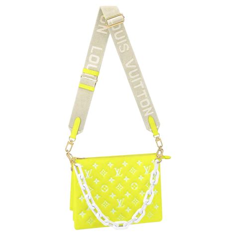 neon yellow lv bag|louis vuitton monogram bag.